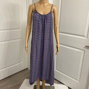 Sanctuary Women's Sleeveless High Low Maxi Dress. Multicolor. Small. Beach Wear